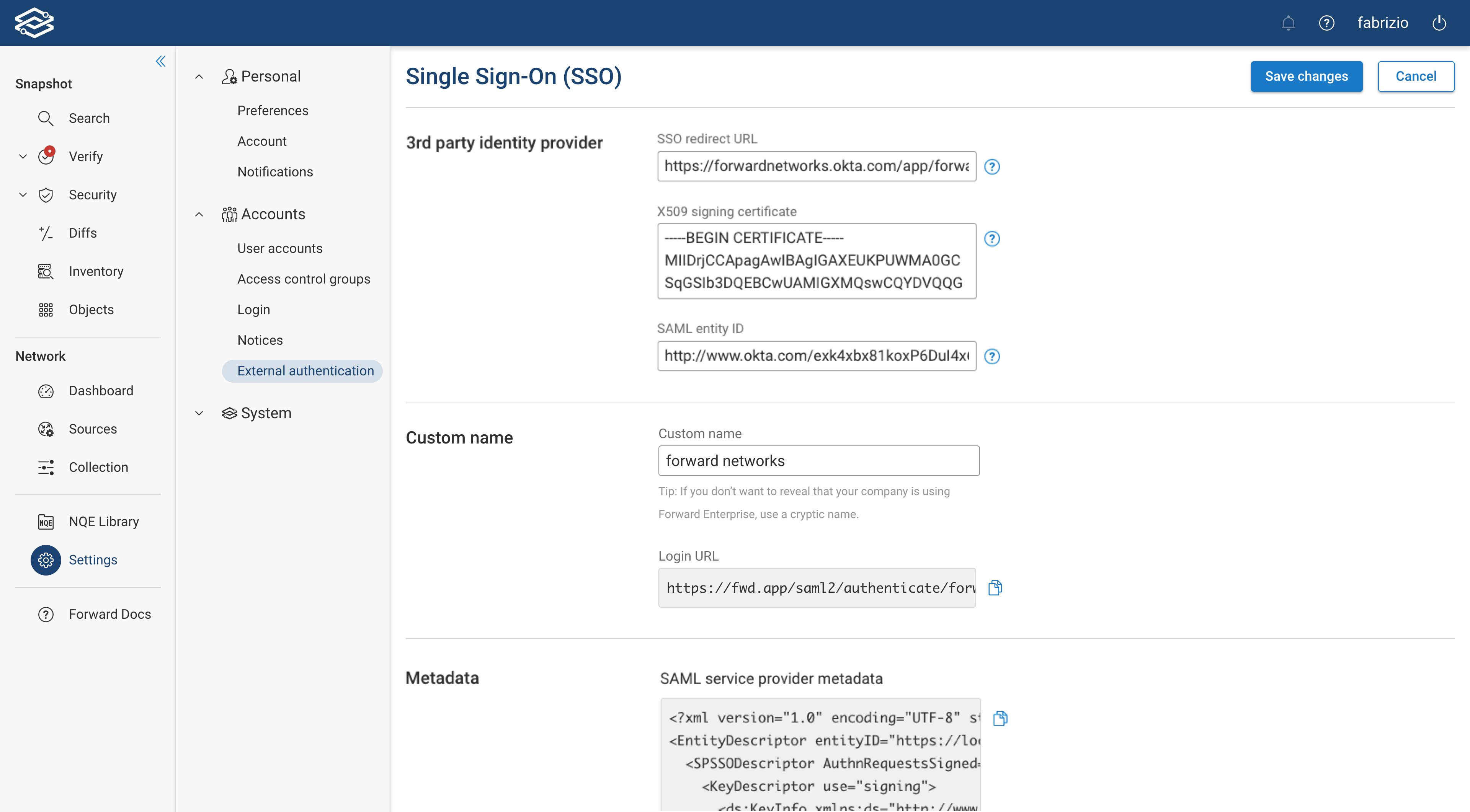 SSO Cloud Config