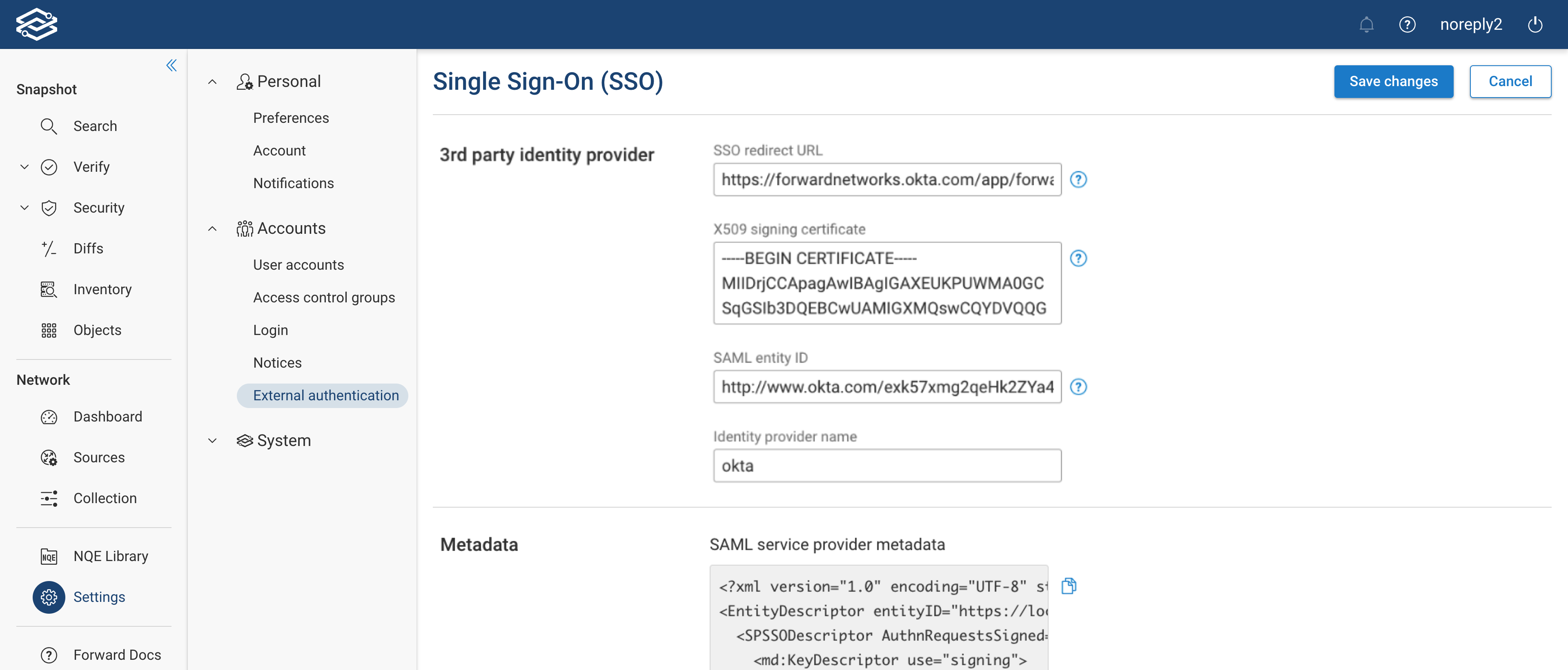 SSO Config