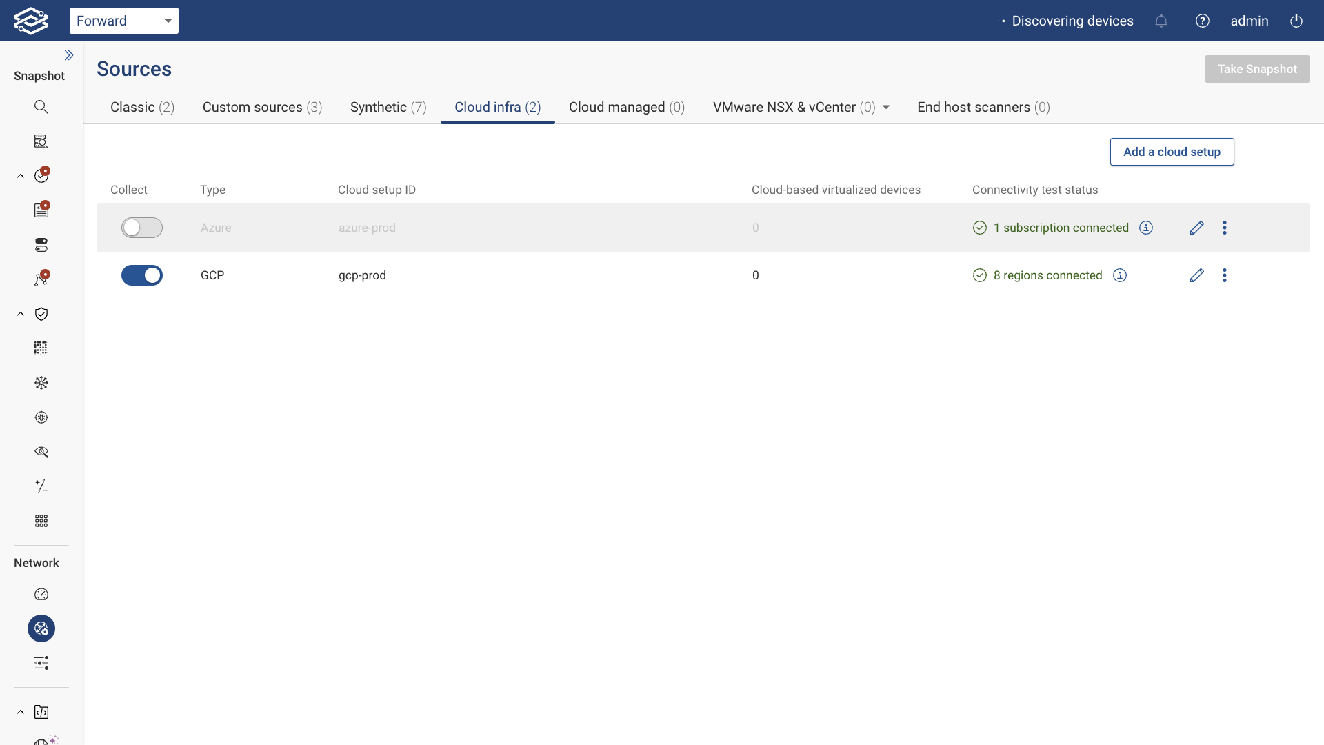 Azure Exclude setup