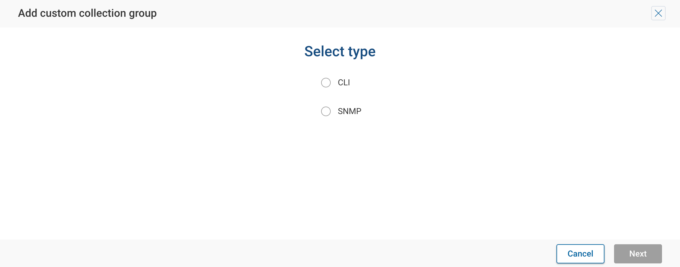 CLI or SNMP