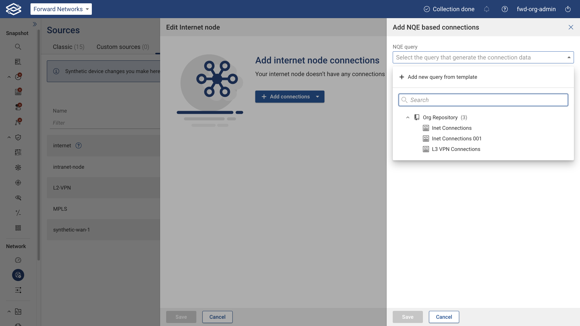 Add NQE connections