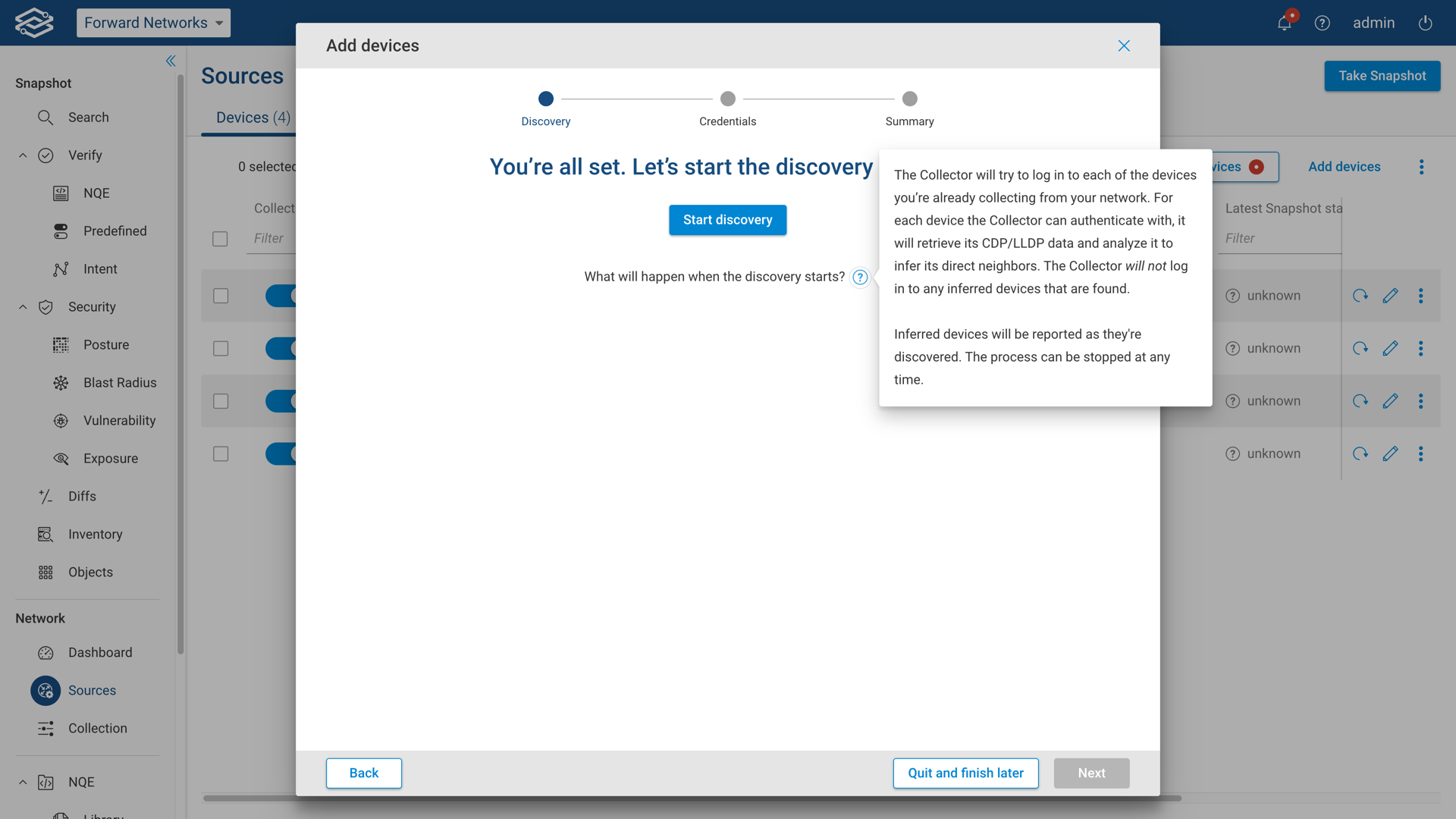 Start Discovery