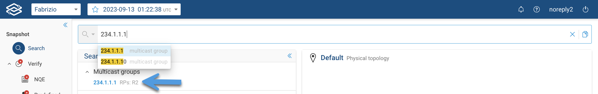 Multicast Group Search