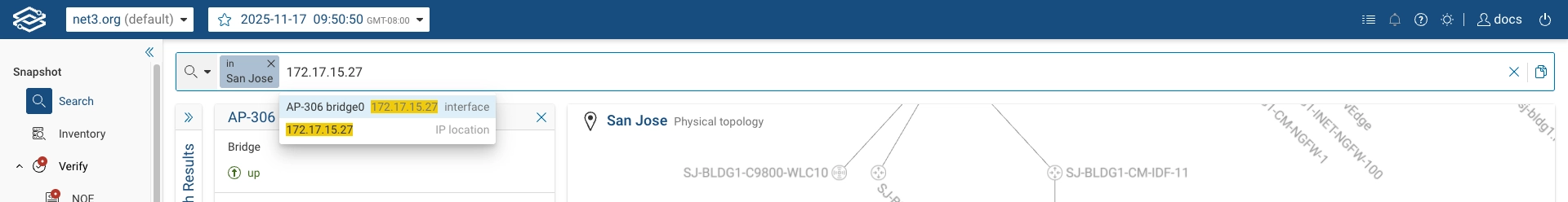 Search in a Location