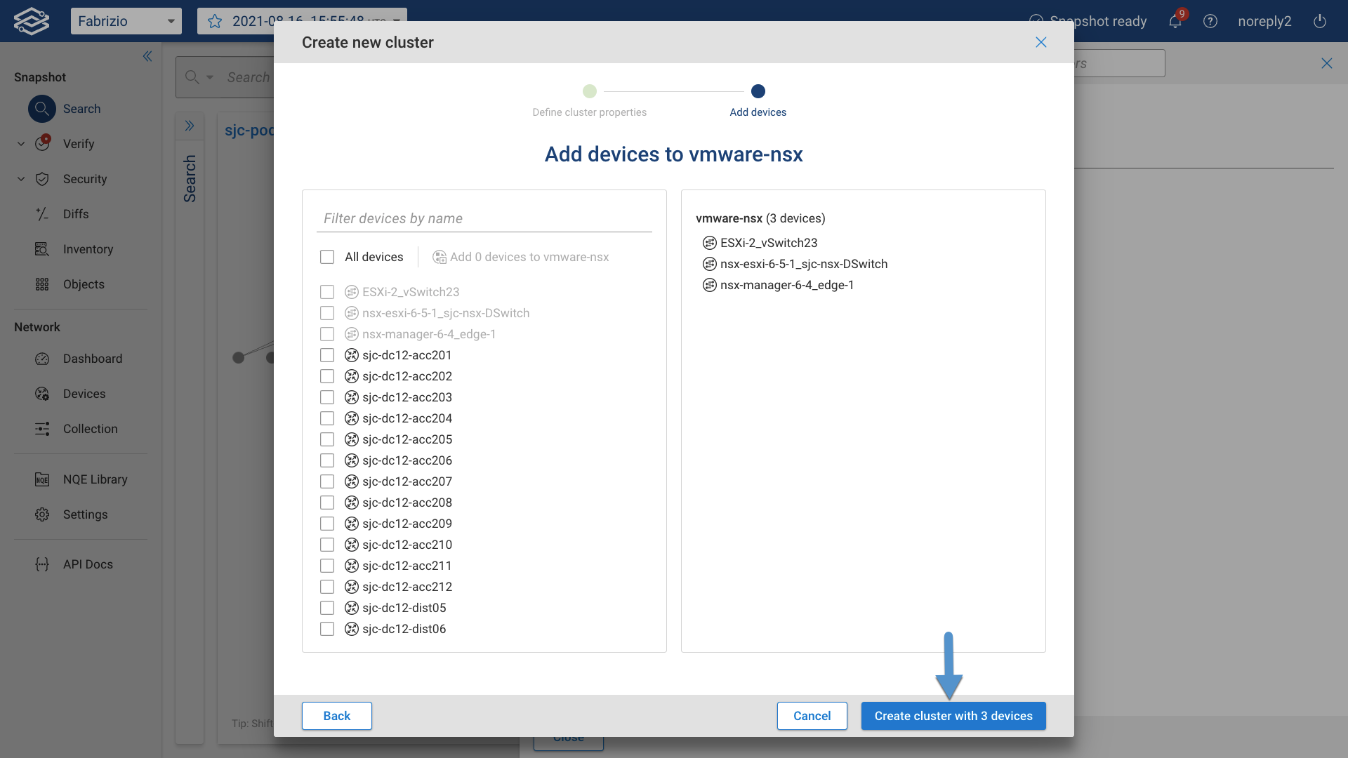 Create Cluster
