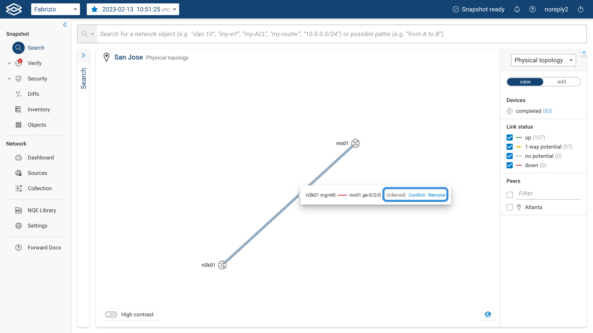 Link Infer Example