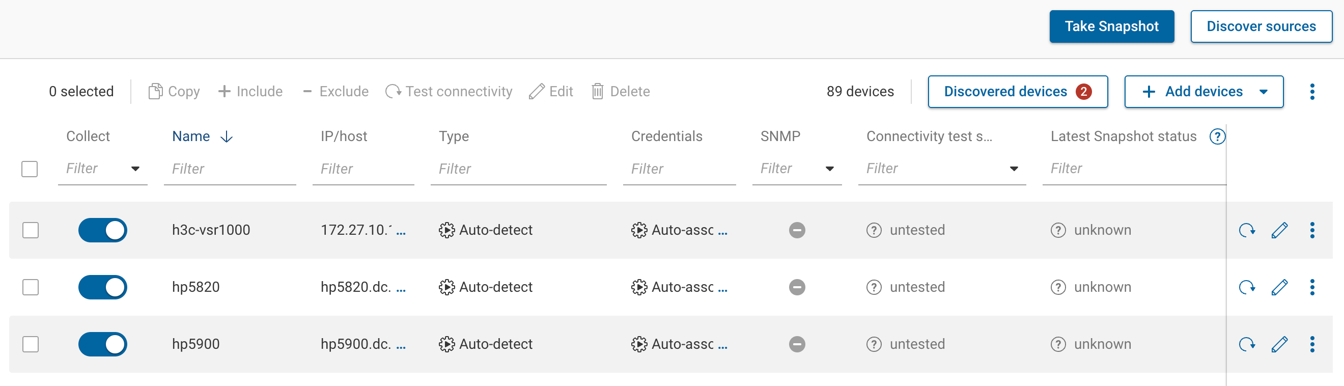 Added devices show up as untested