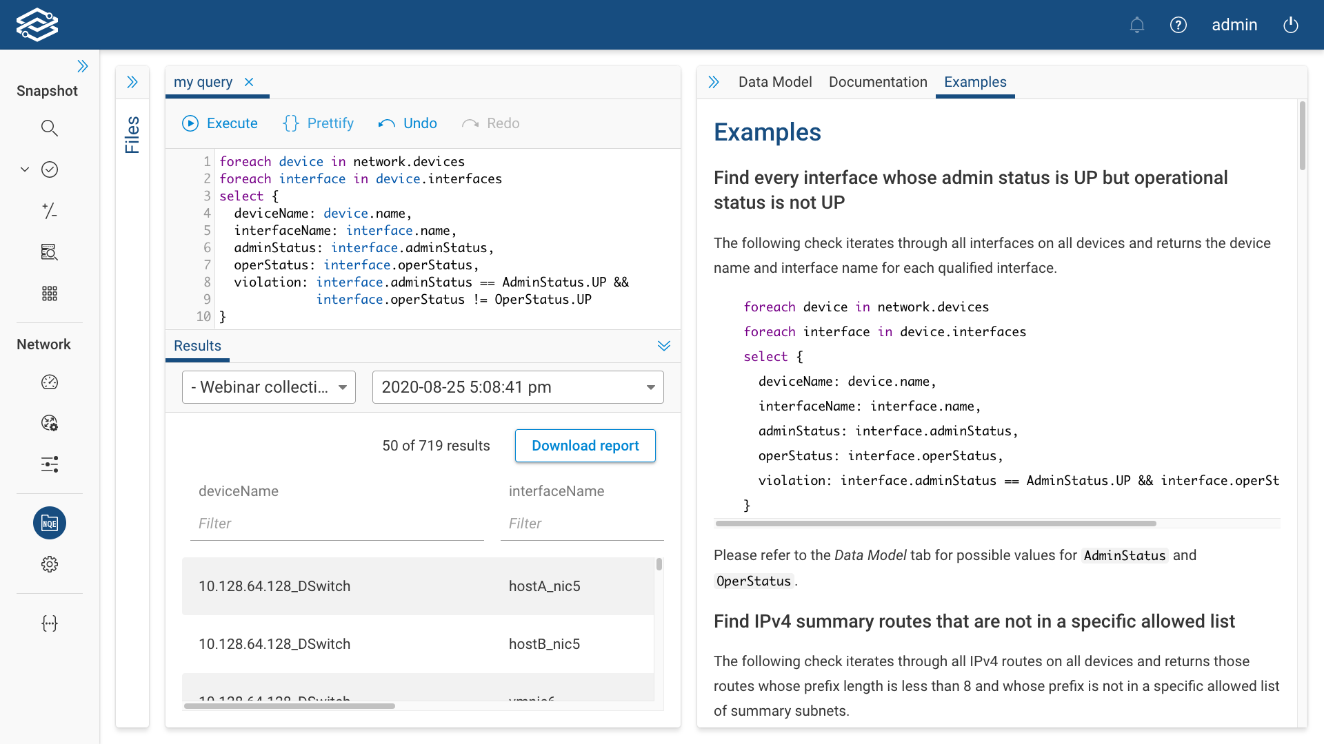 NQE Examples