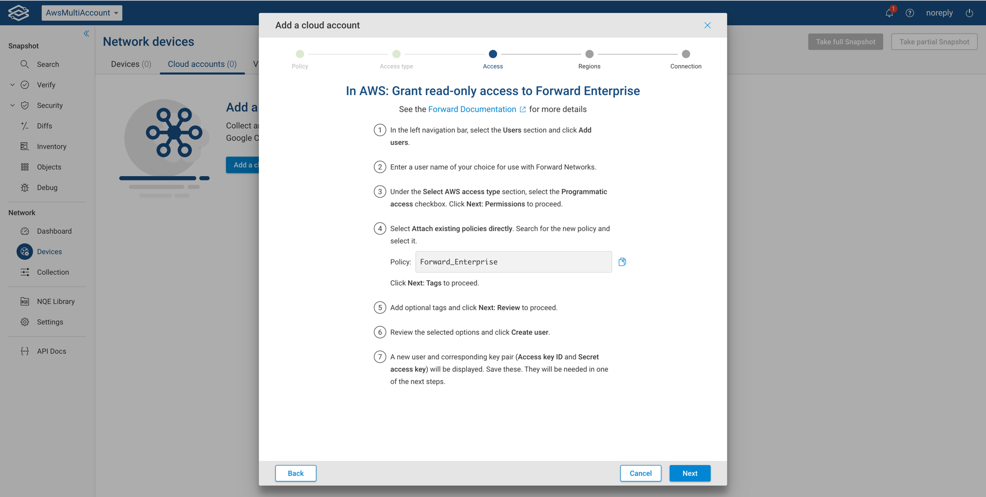 AWS Direct Access