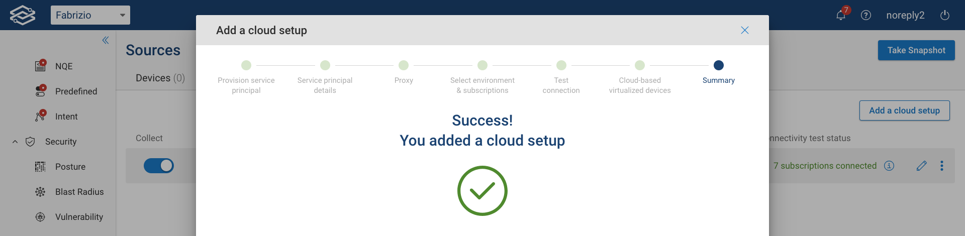 Azure Setup Success