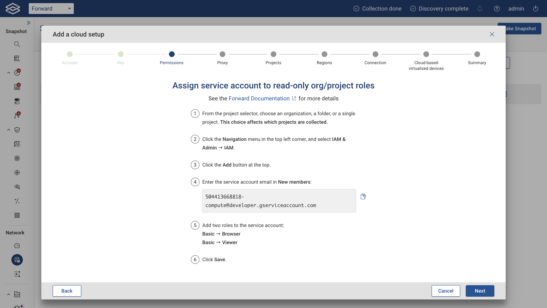 GCP Permission