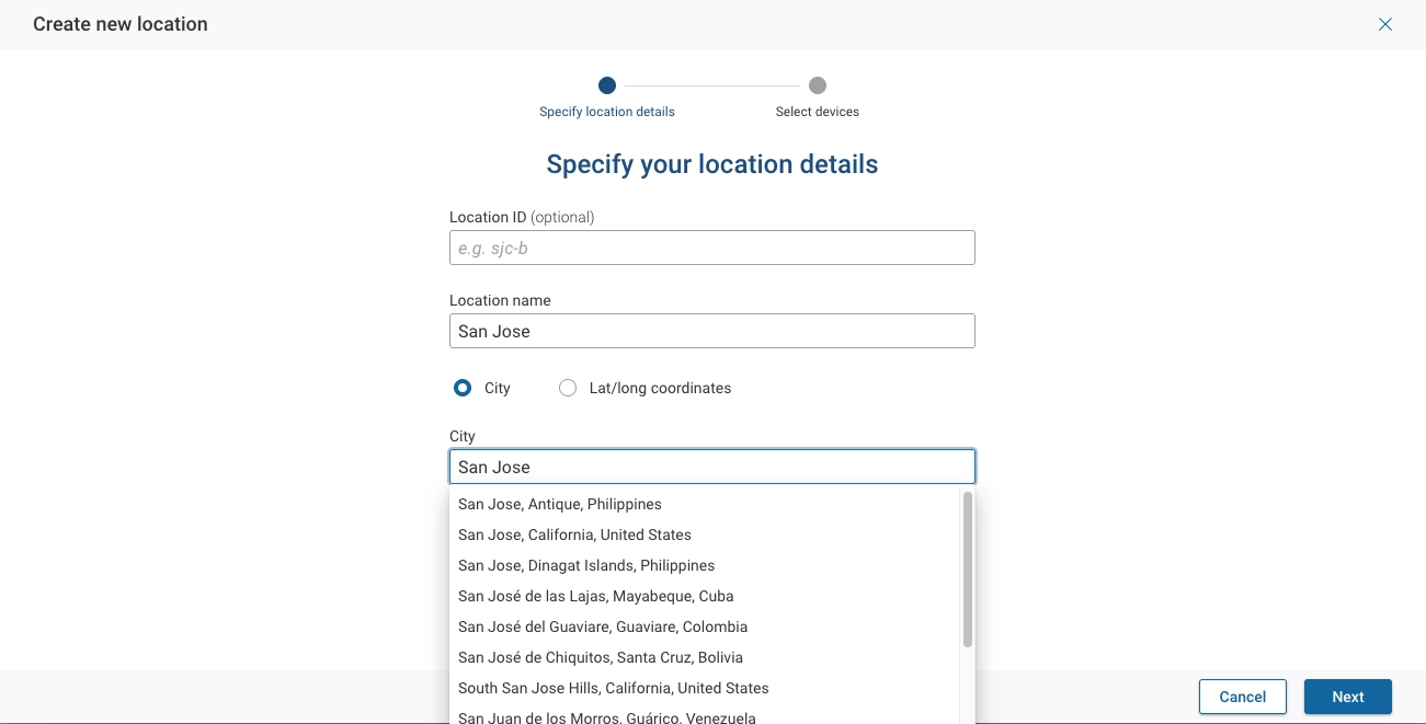 Location Details
