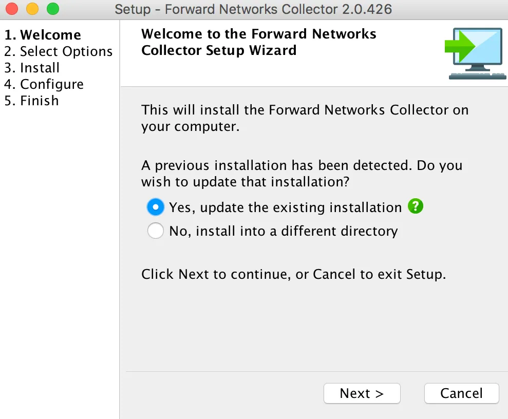 Collector Update Replace Existing