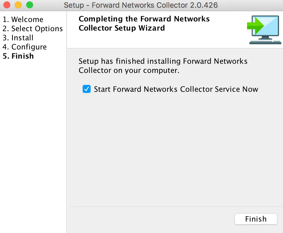 Collector Update Start Service