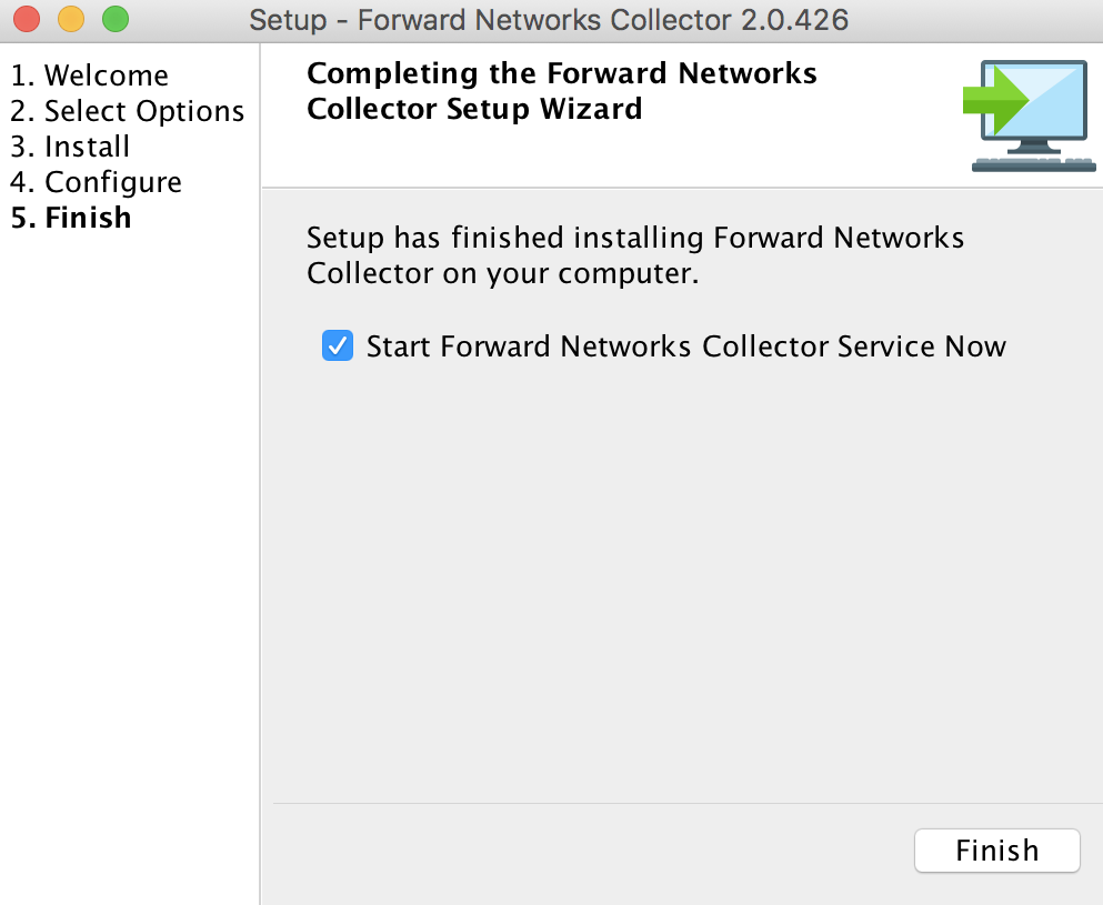 Collector Update Start Service