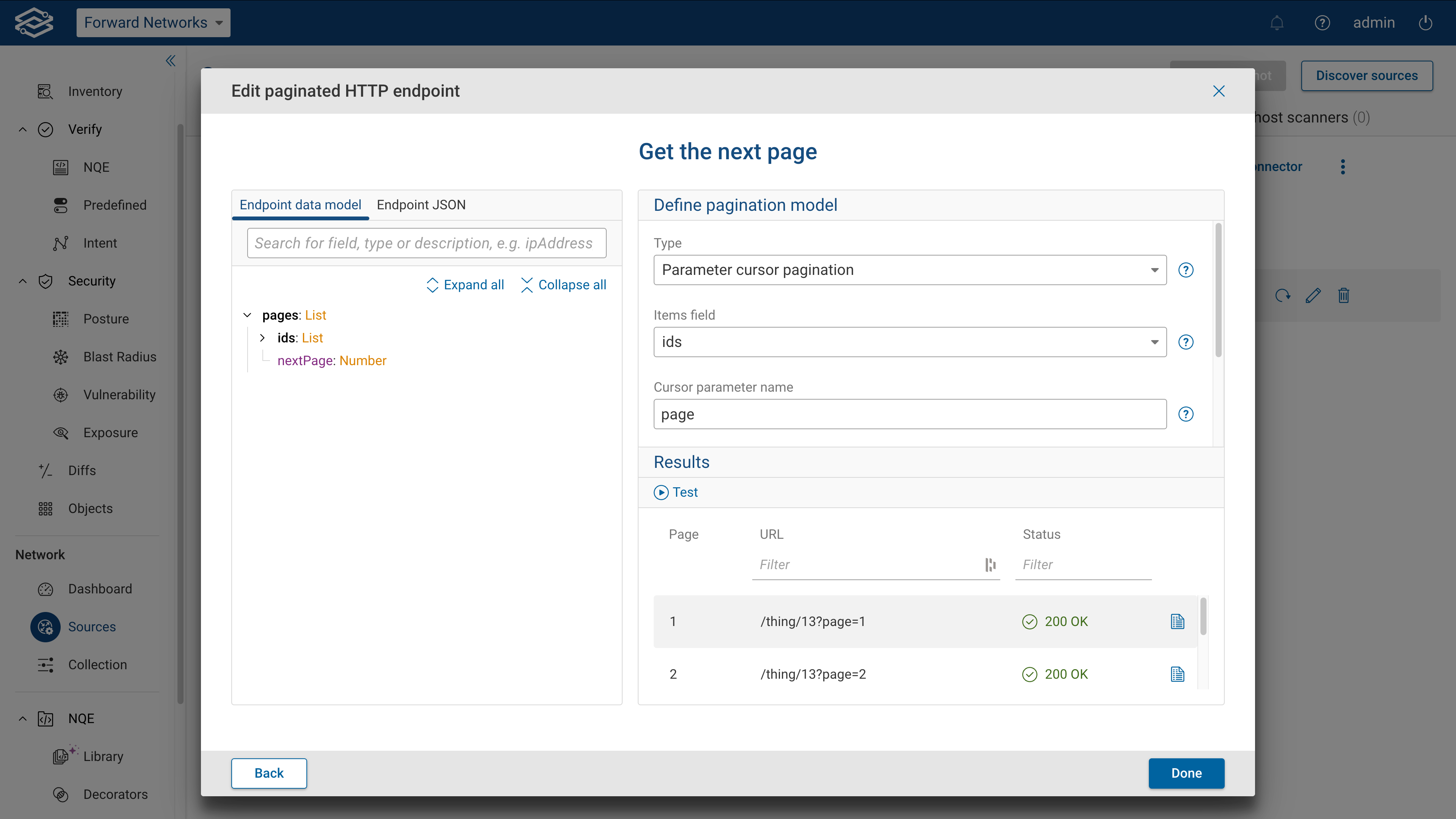 Adding Parameter Cursor Pagination