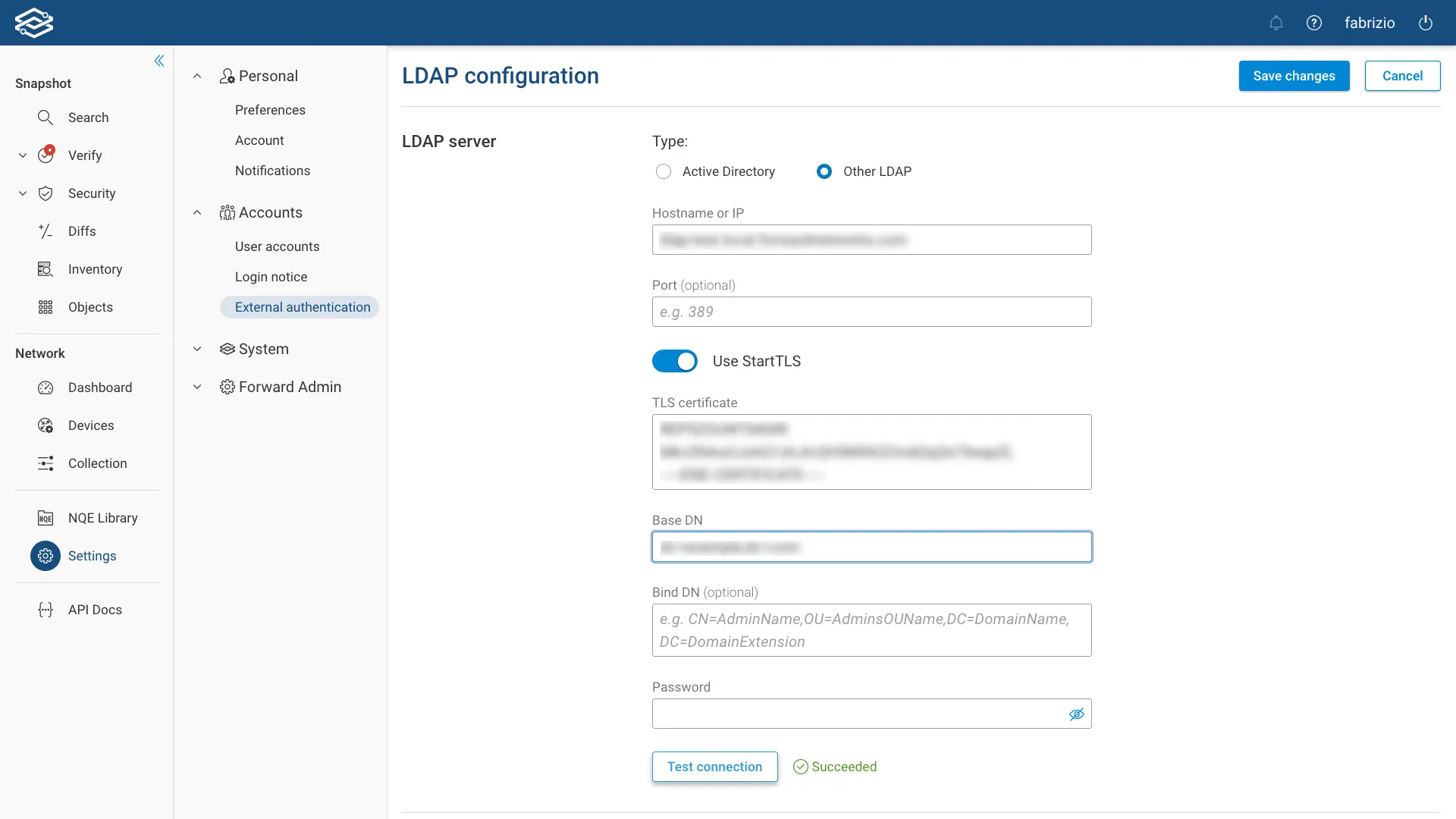 LDAP Settings