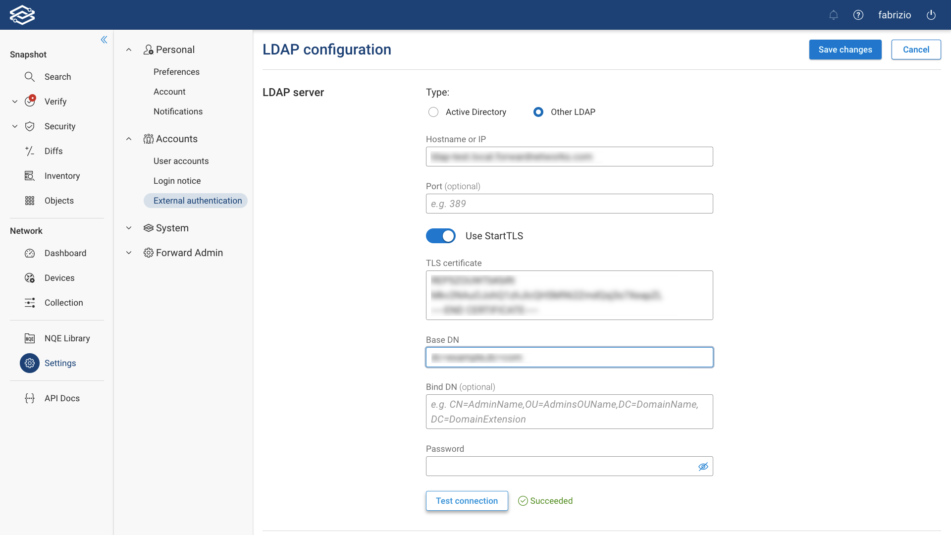 LDAP Settings
