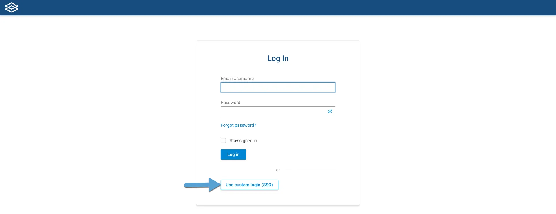 SSO FWD Cloud log in