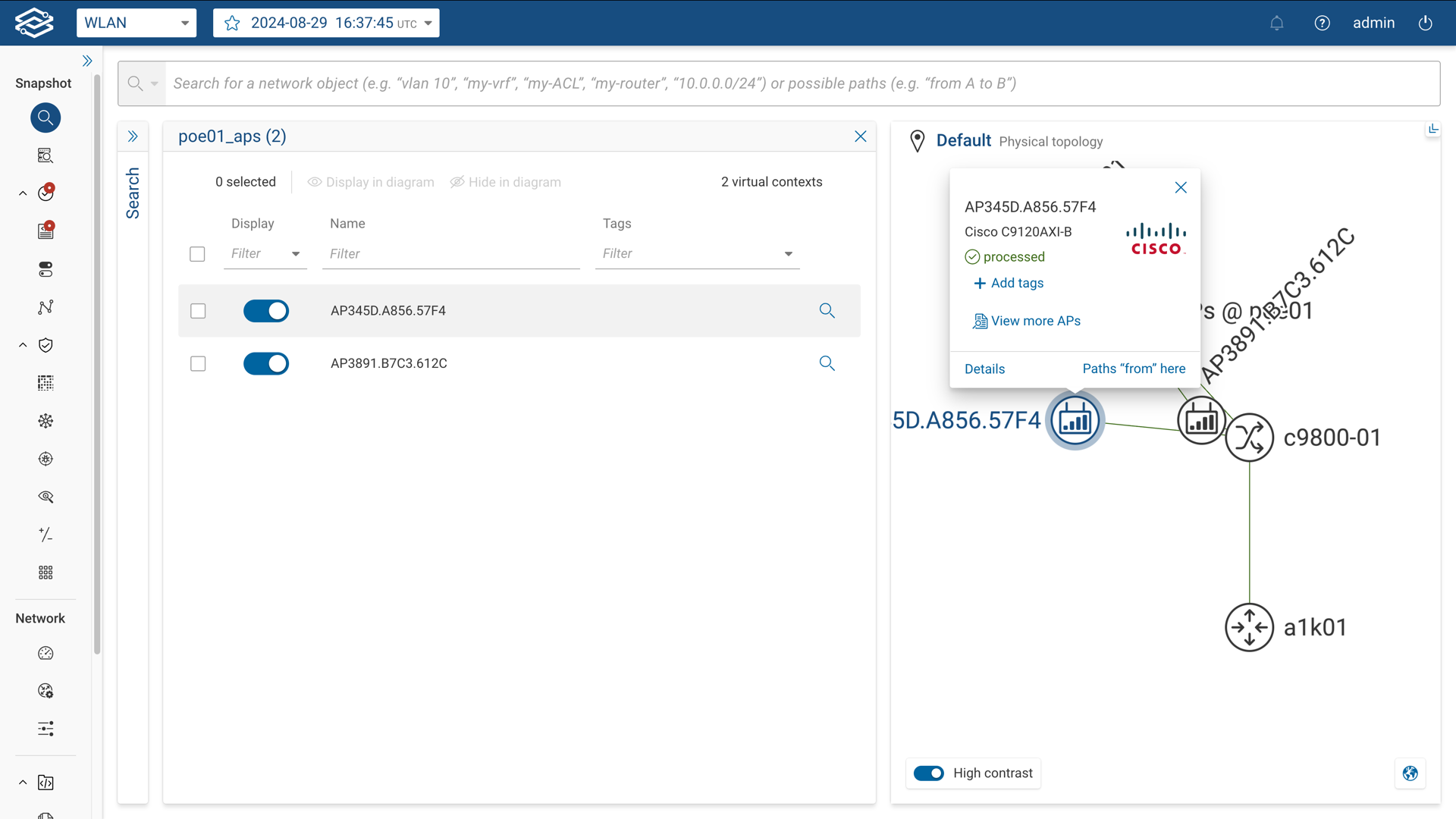 AP bundling settings