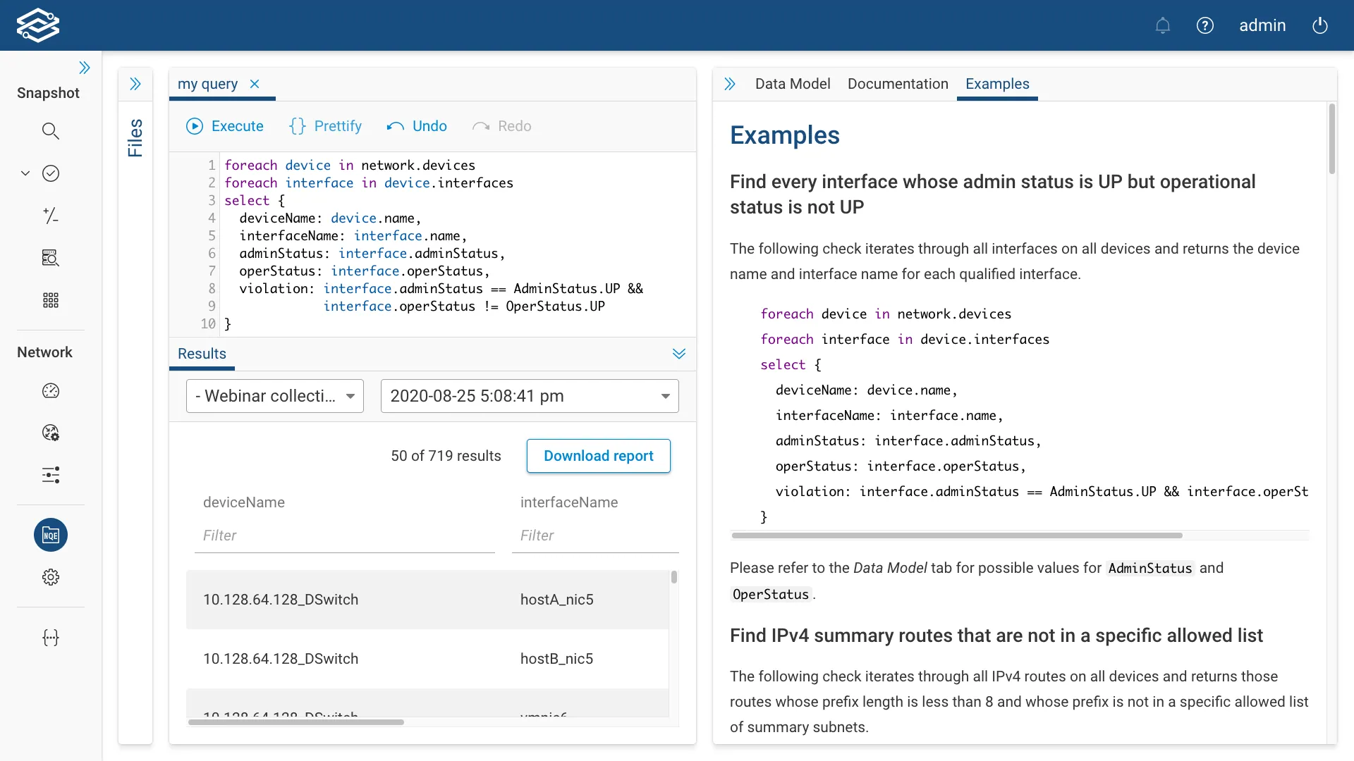 NQE Examples
