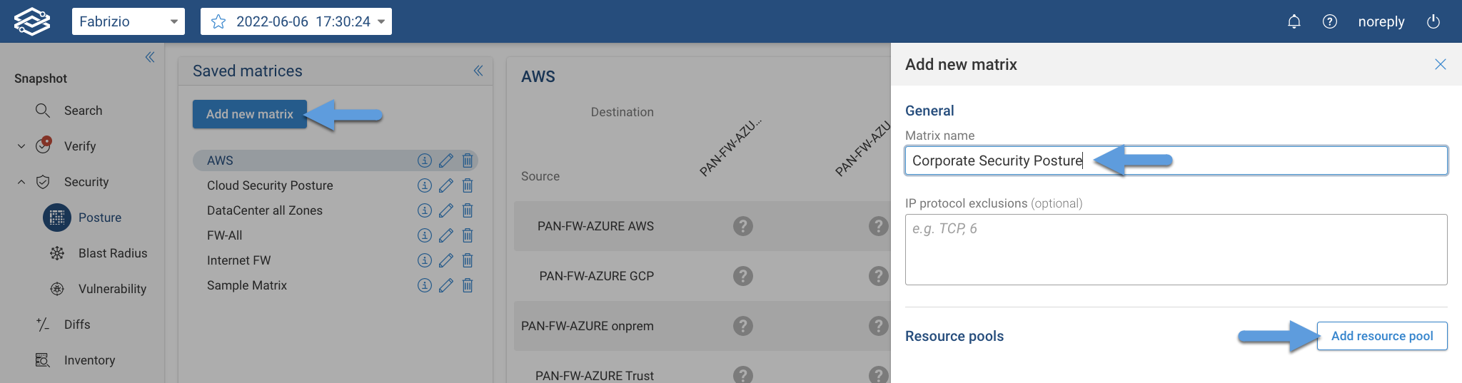 Security Posture New Matrix