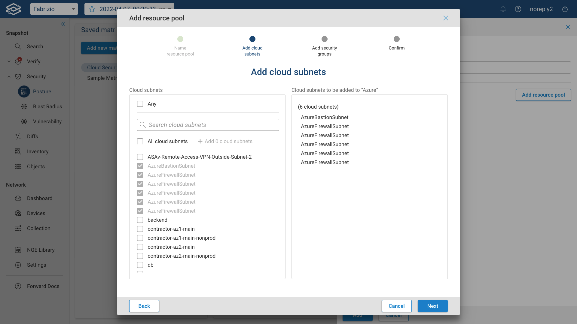 Security Posture Resource Cloud Subnets