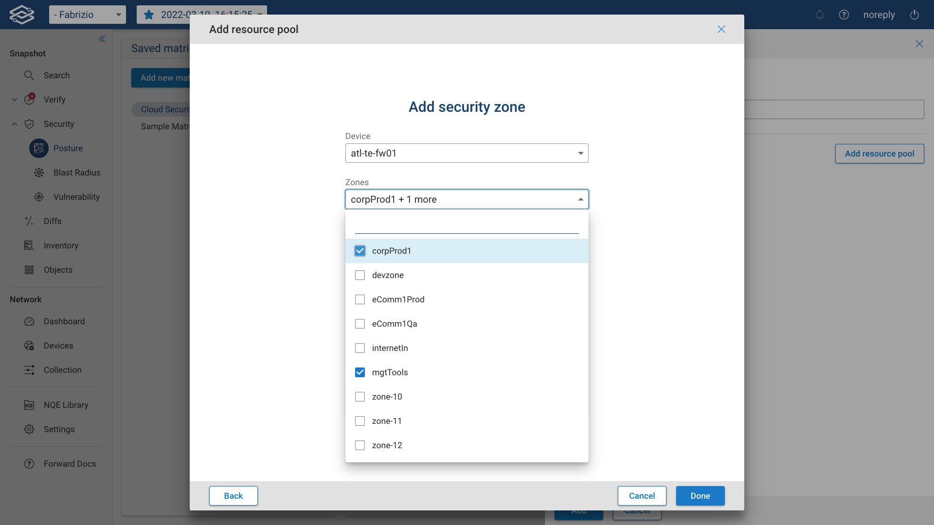 Security Posture Resource Security Zone