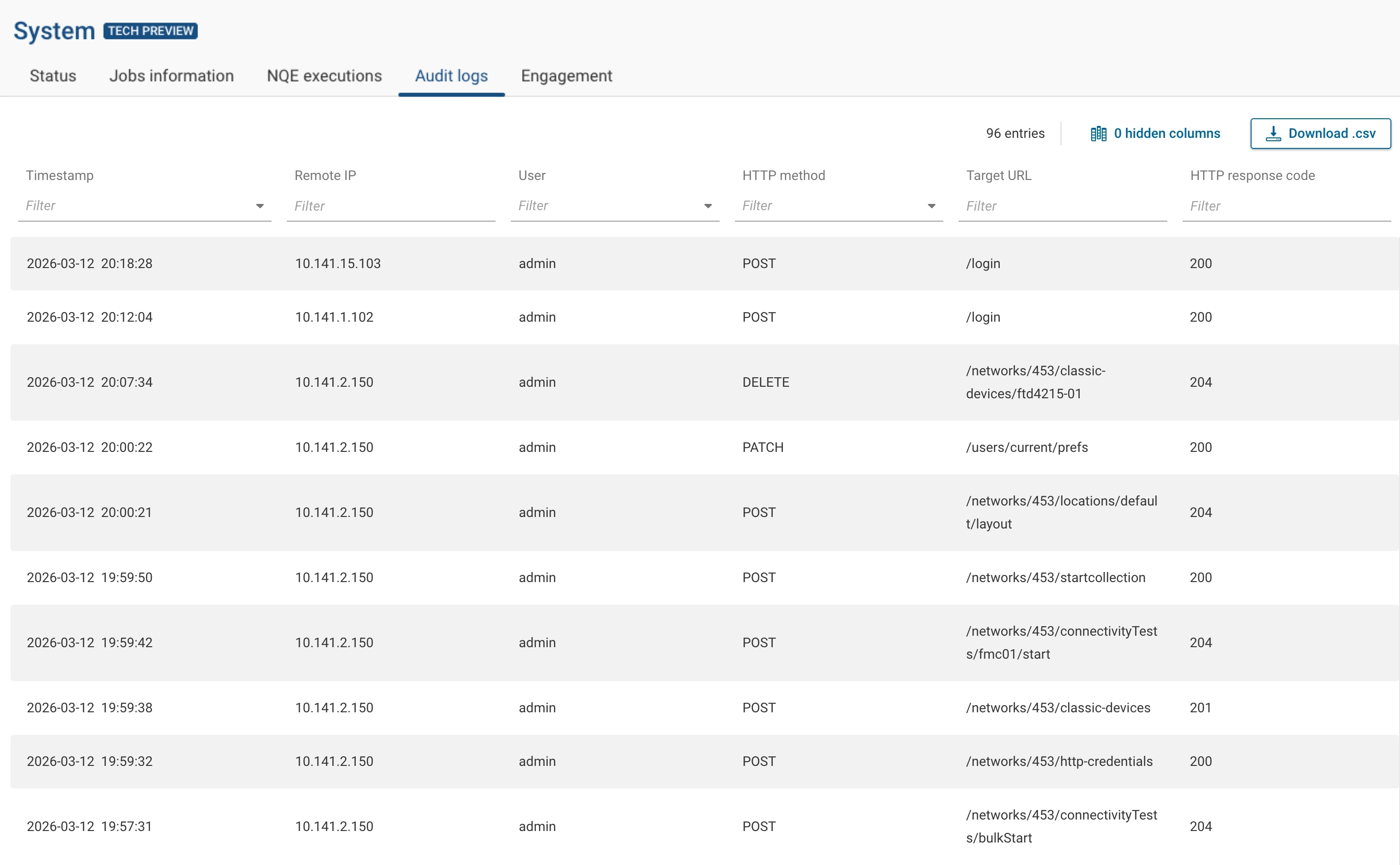 Audit Logs
