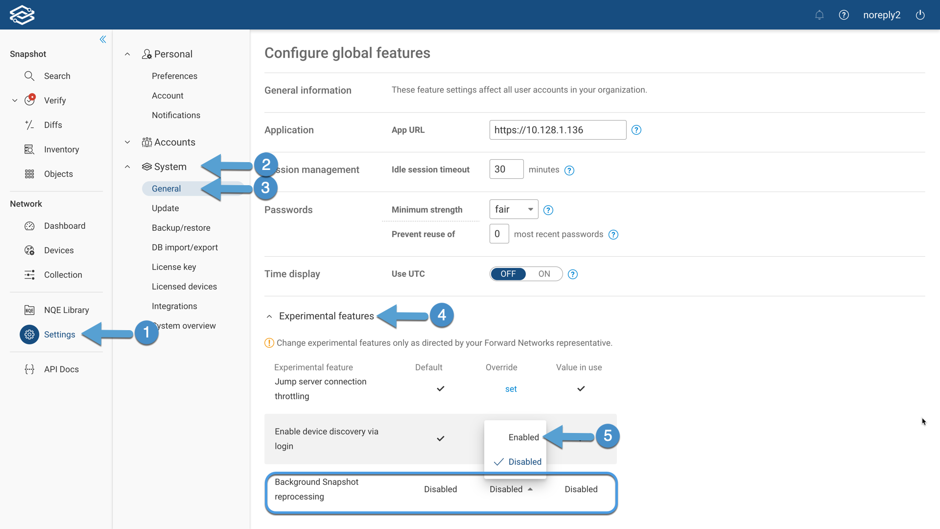 Background Snapshots Reprocessing Enable