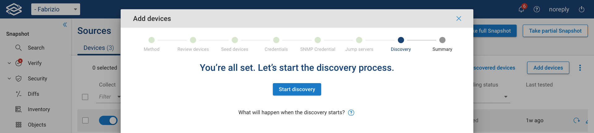 Cisco ACI Fabric Auto-Discovery Start