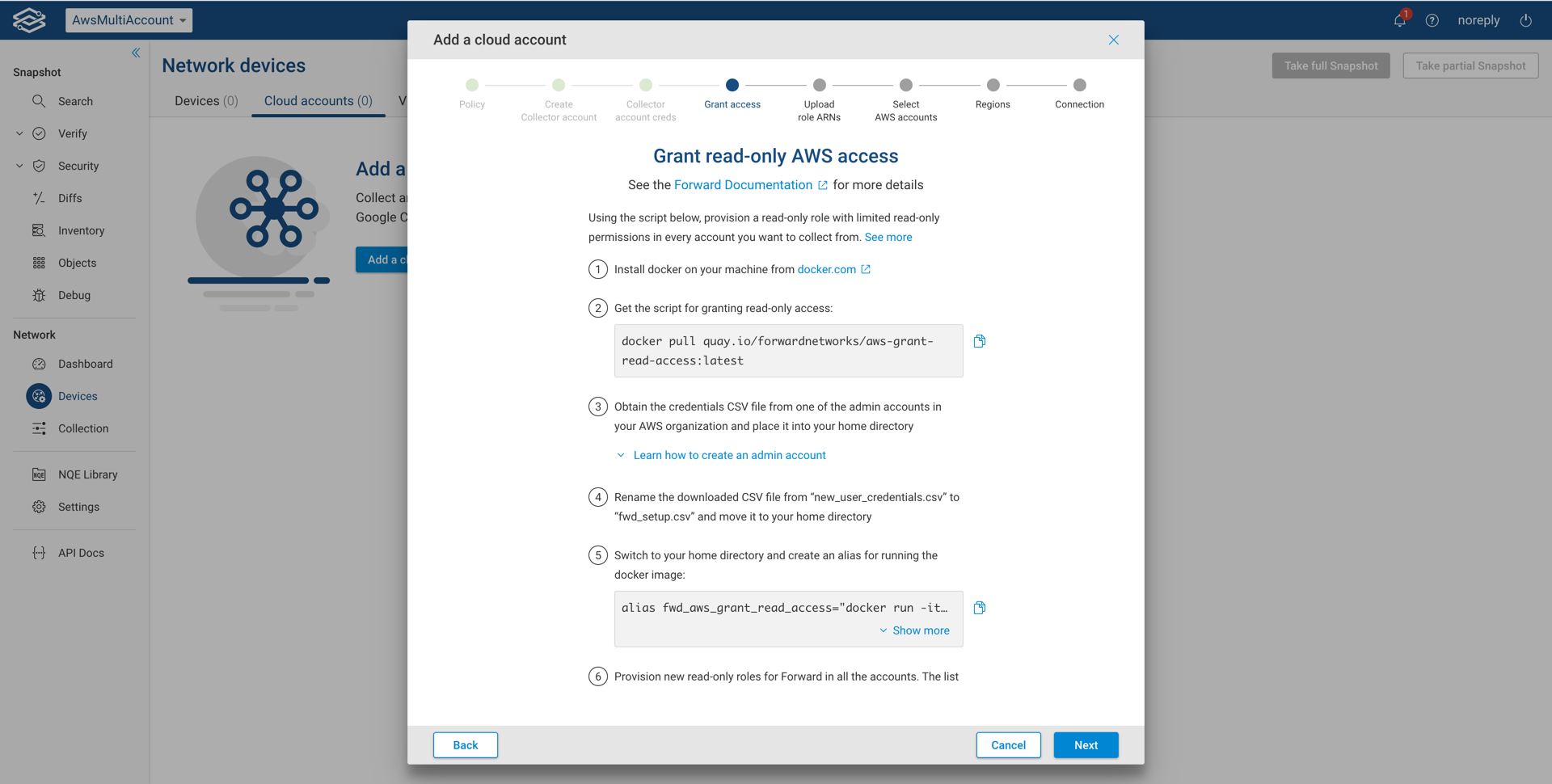 Grant read-only access