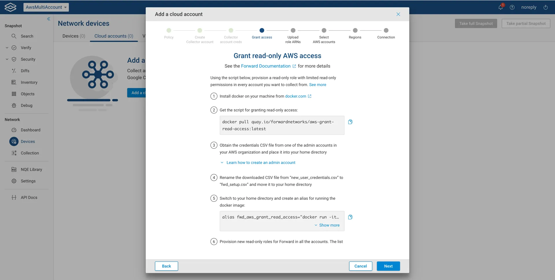 Grant read-only access