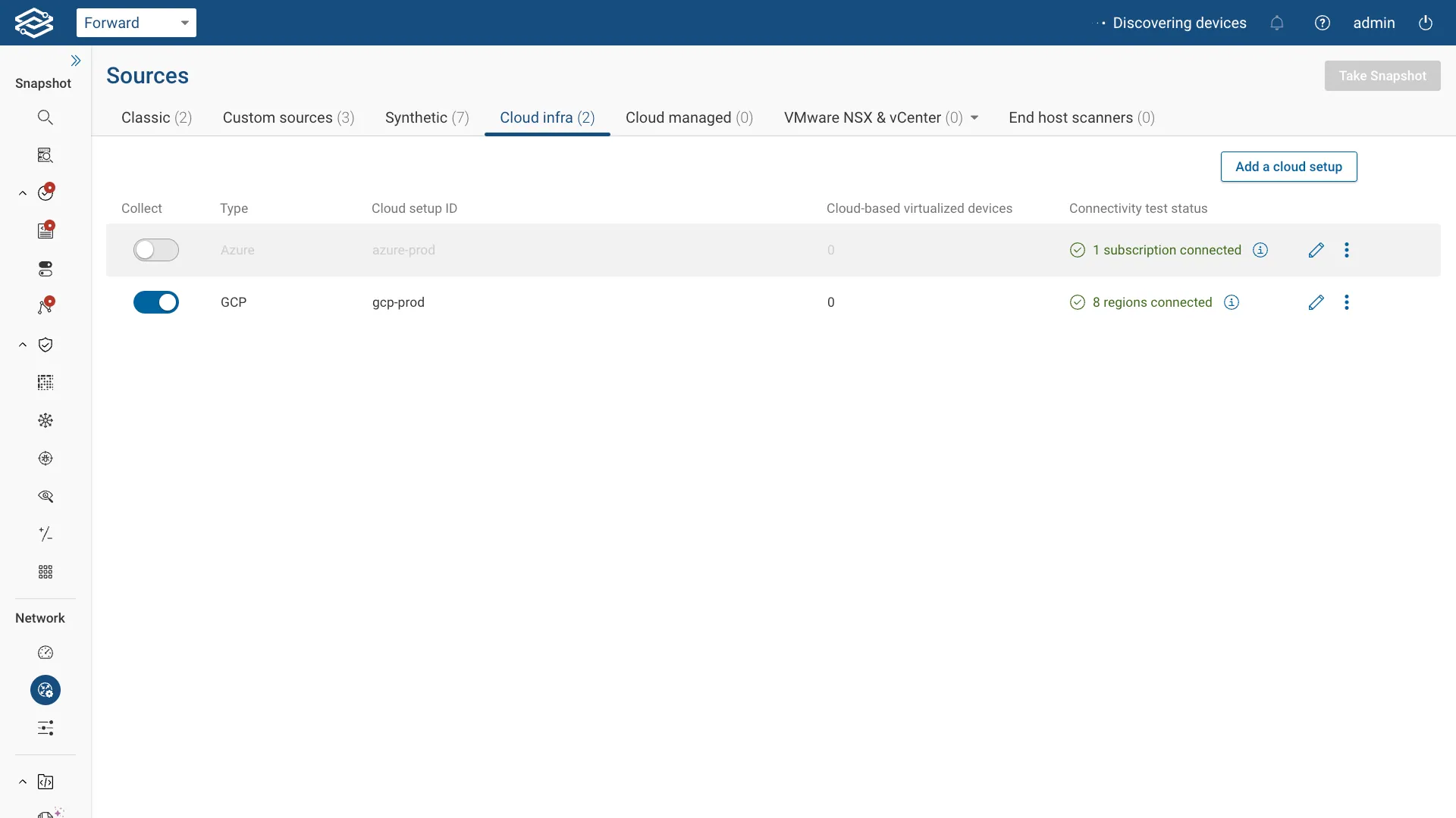 Azure Exclude setup
