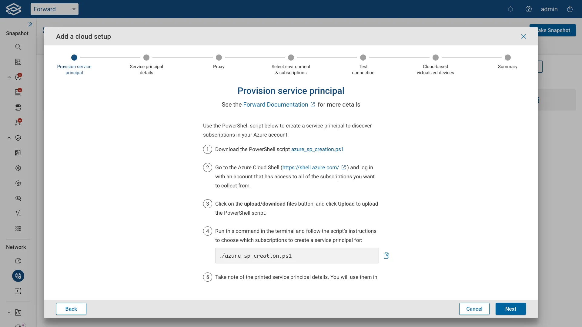 Provision Service Principal