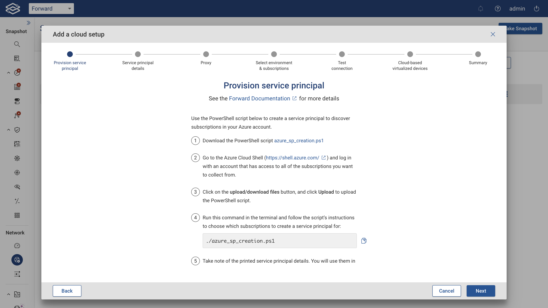 Provision Service Principal