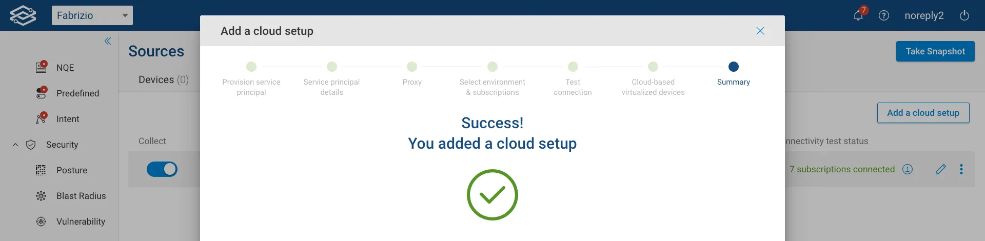 Azure Setup Success