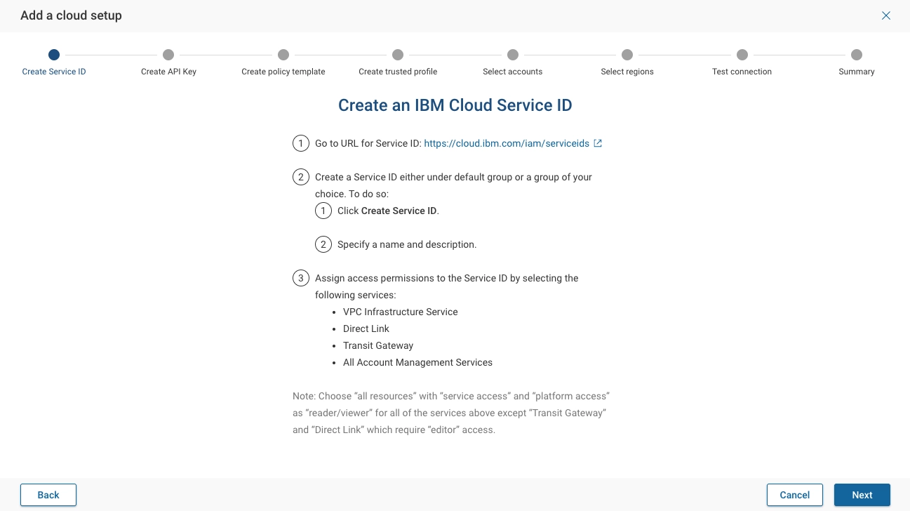 IBM Cloud Service ID