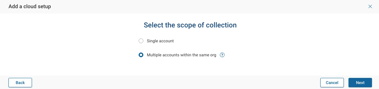 Scope Multiple Accounts
