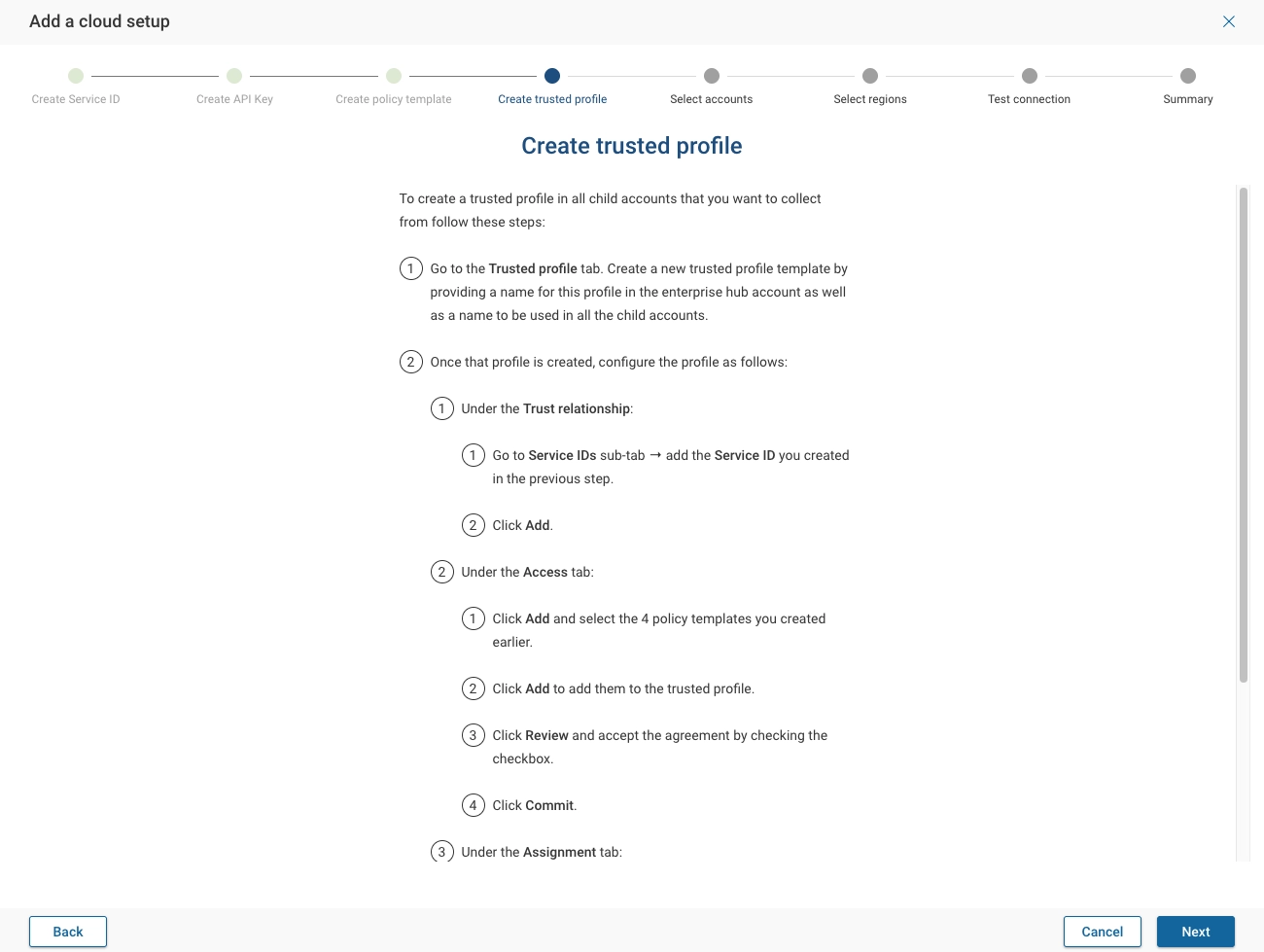 IBM Cloud Trusted Profile