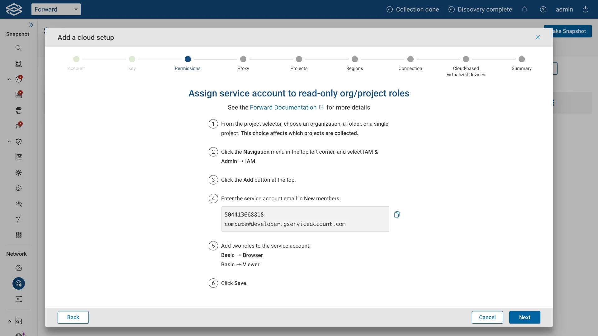 GCP Permission