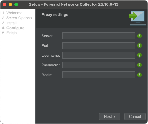 Collector Configure Proxy