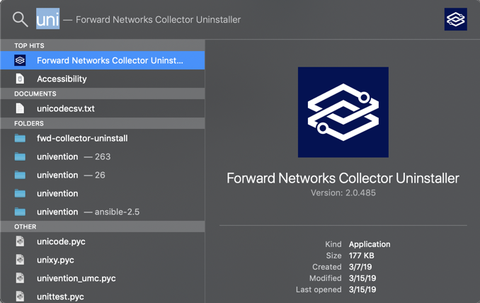 Collector Uninstaller