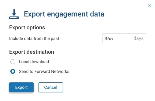 Exporting Engagement Data