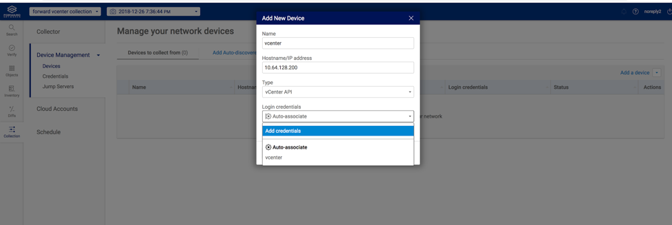 vCenter Forward Step 2