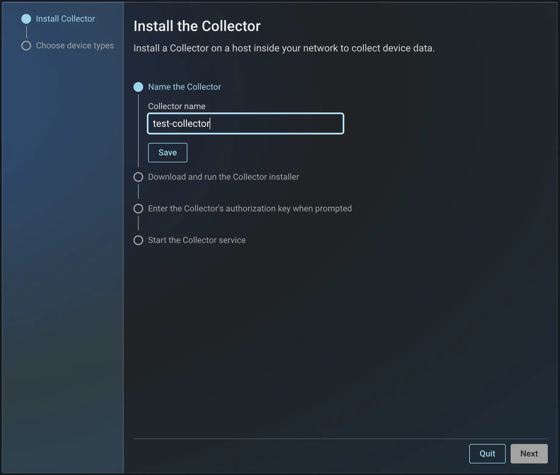 Install Collector