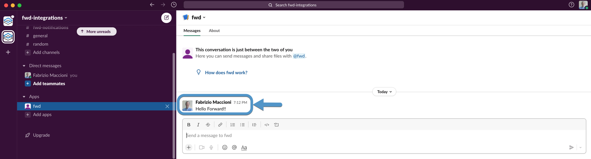 Configure Slack connection