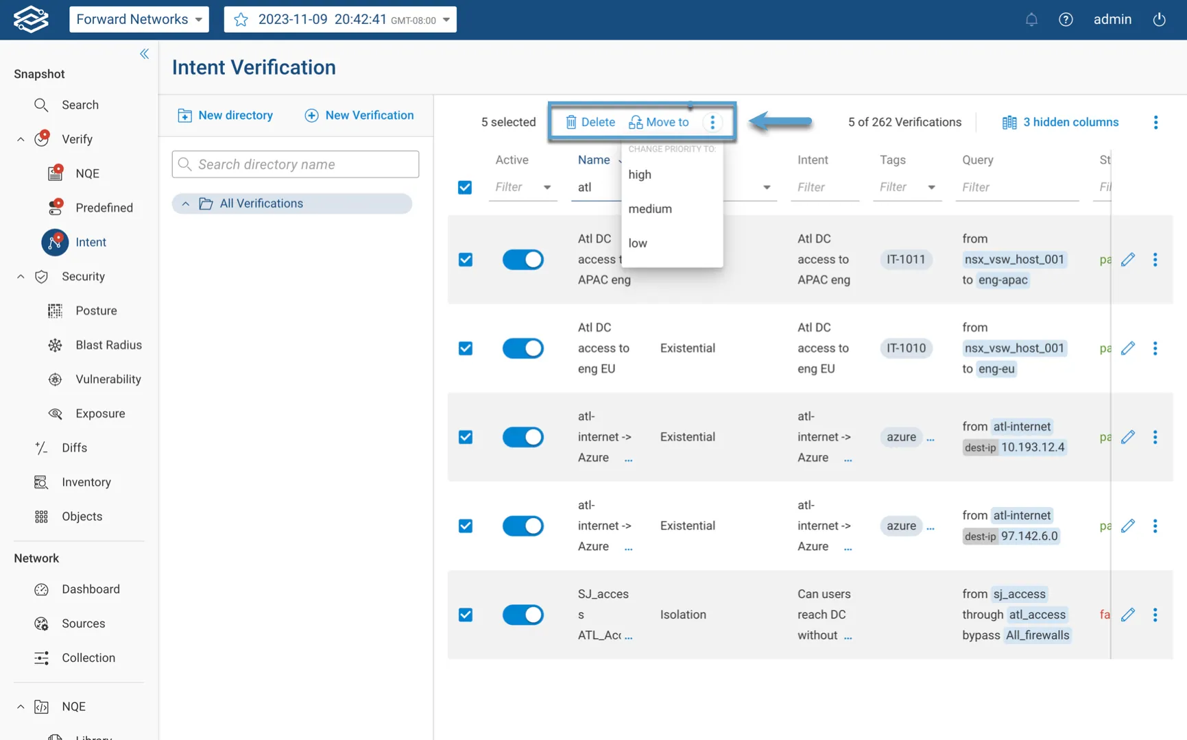 Editing Verifications