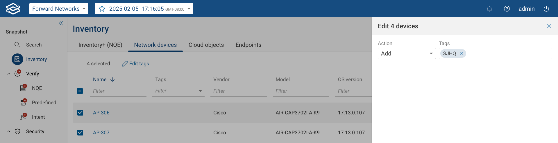 Inventory Network Devices