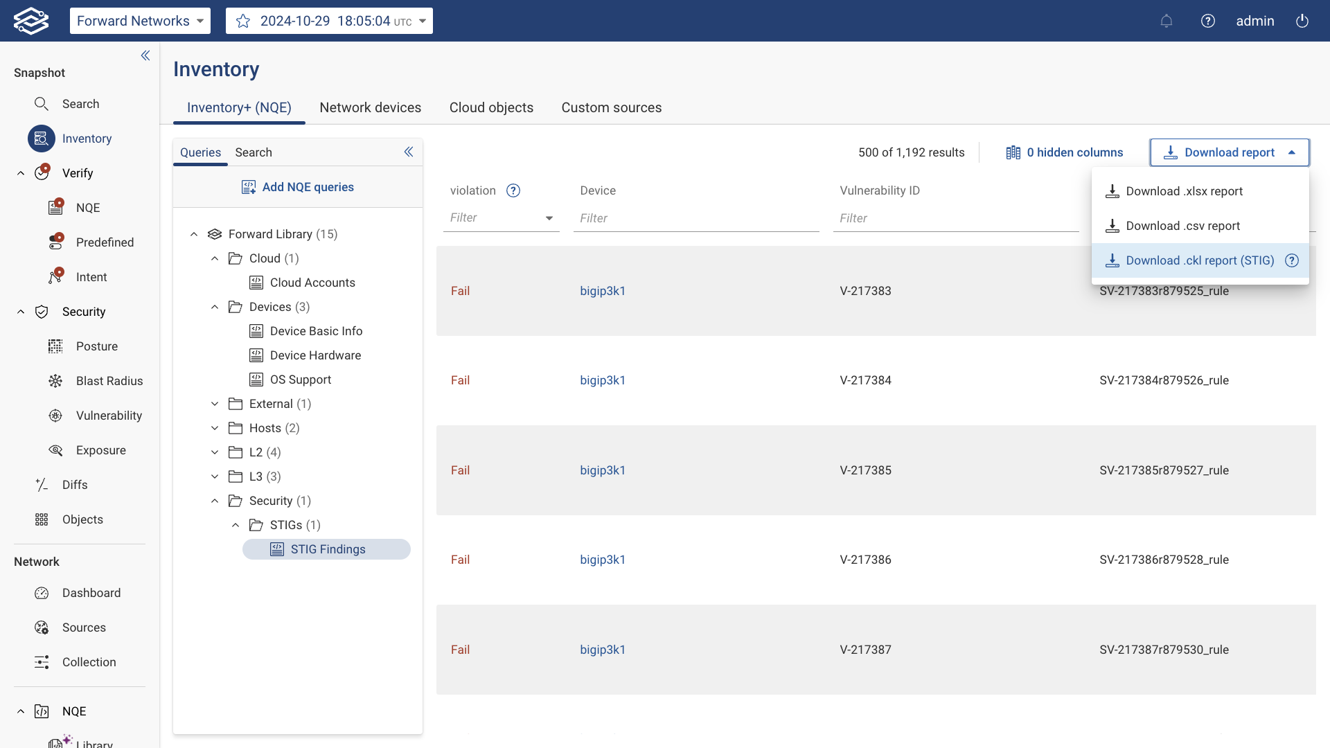 Inventory+ CKLB Export